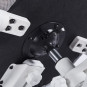 Scaun de birou pentru copii SOMBA rotativ cu suport pentru picioare și brațe reglabile – roz