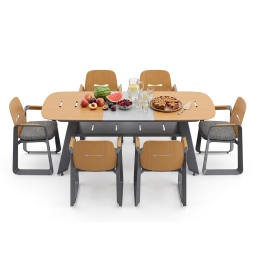Scaun de grădină din aluminiu THOMPSON gri 62 × 56 × 89 cm