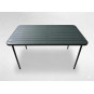 Oblong masă de grădină gri închis 140 × 80 × 72 cm