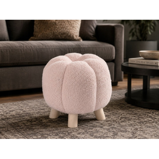 Roză taburet decorativ 32 × 30 cm