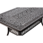 Zá garden aluminum table HASTINGS antique bronze 150 × 90 × 73 cm