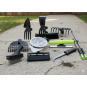 Set de unelte pentru grădină 10 în 1 cu mâner telescopic