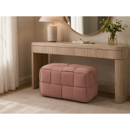 Pernă rectangulară tricotată 72 × 38 × 38 cm – roz