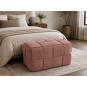 Pernă rectangulară tricotată 72 × 38 × 38 cm – roz