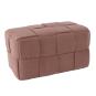Pernă rectangulară tricotată 72 × 38 × 38 cm – roz