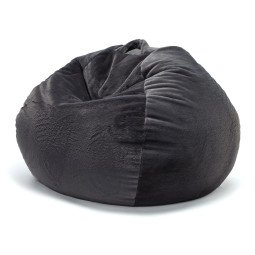 Moulé pouf cu taburetă în culoarea gri închis