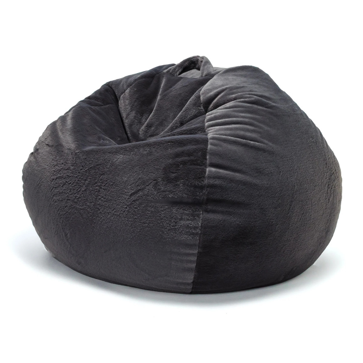 Moulé pouf cu taburetă în culoarea gri închis