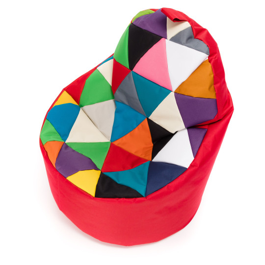 Fotoliu puf din poliester – sac modern pentru living.