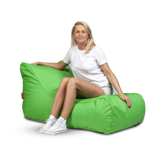 Pătură confortabilă pentru relaxare, de culoare verde.