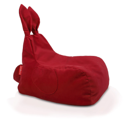 Mal rabbit pentru a ședea de culoare roșie