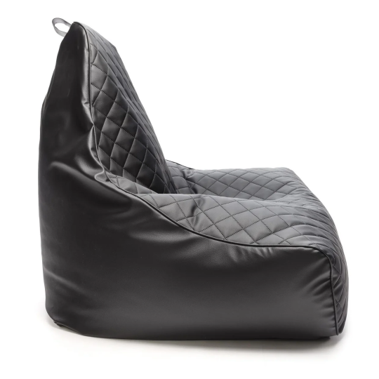 Puf confortabil în culoarea neagră