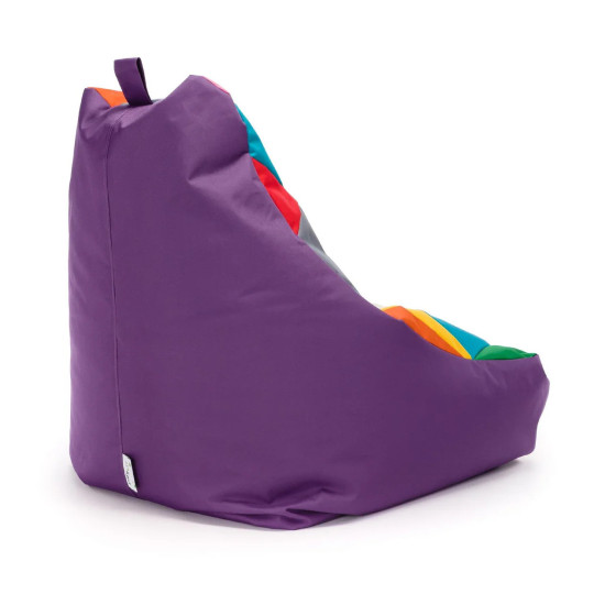 Naplut sacul din material textil de culoare mov Keiko M