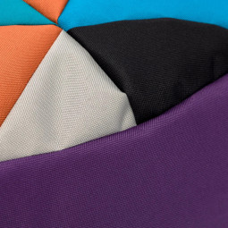 Naplut sacul din material textil de culoare mov Keiko M