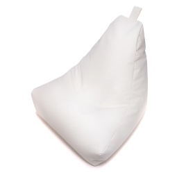 Relaxaționale fotoliu Keiko M din eco-piele de culoare albă