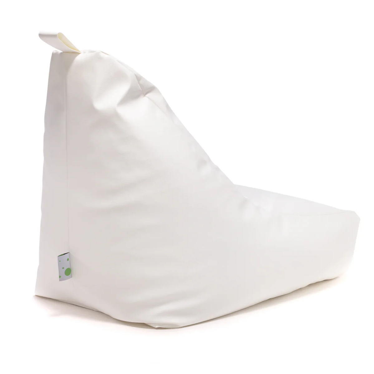 Relaxaționale fotoliu Keiko M din eco-piele de culoare albă