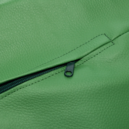 Vesta verde moale Keiko M din ecocuir
