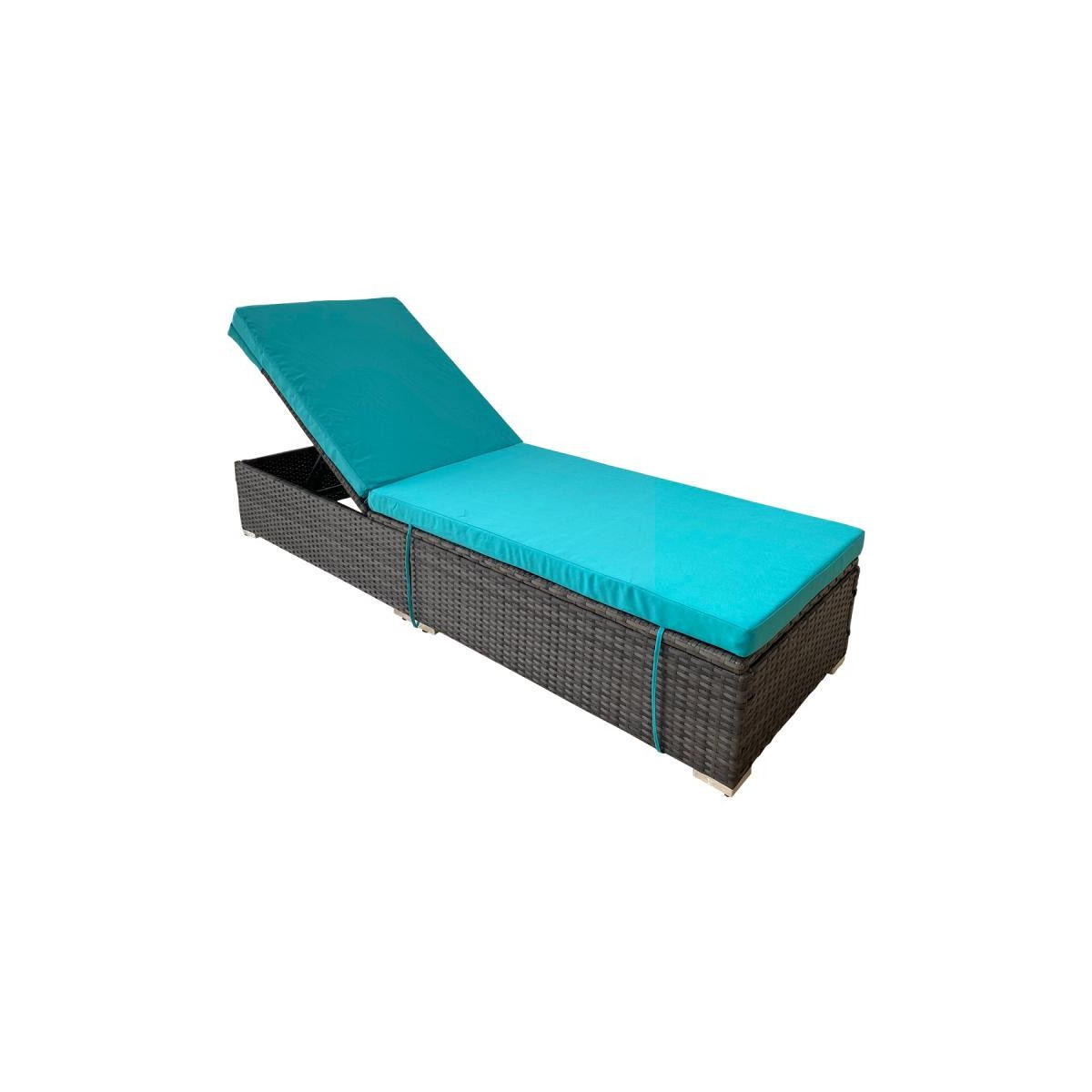 Leagăne din ratan de calitate pentru grădină, de culoare albastră