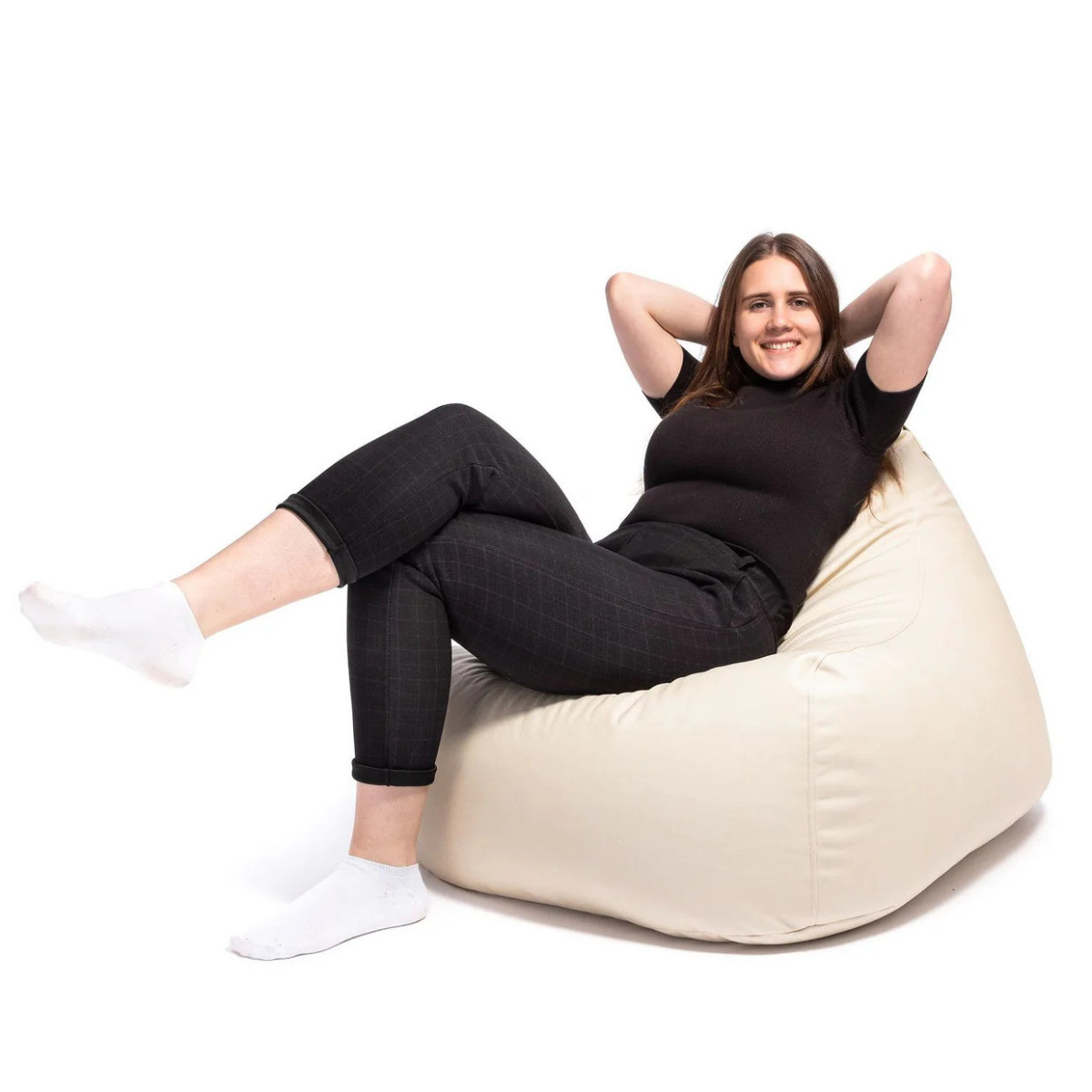 Mini Keiko Vega fotoliu pentru citit și relaxare în culoarea bej