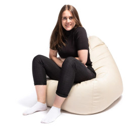 Mini Keiko Vega fotoliu pentru citit și relaxare în culoarea bej