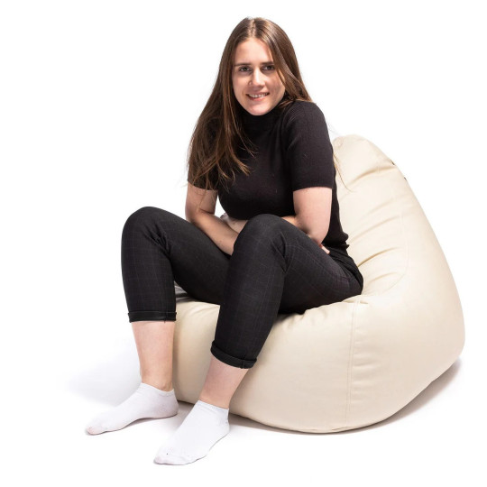 Mini Keiko Vega fotoliu pentru citit și relaxare în culoarea bej