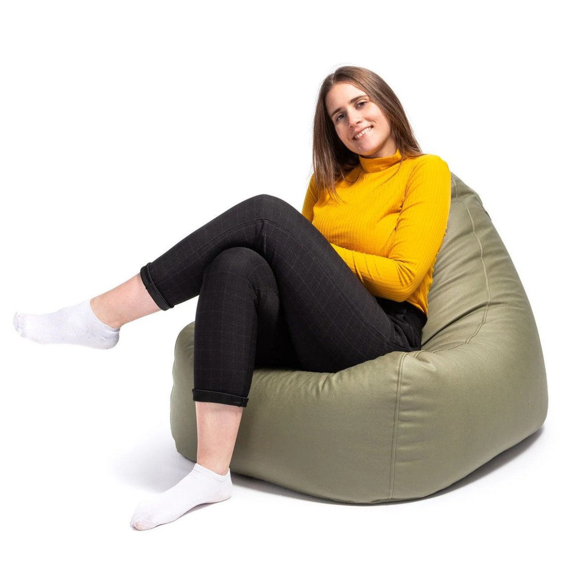 Kompact scaun de culoare verde