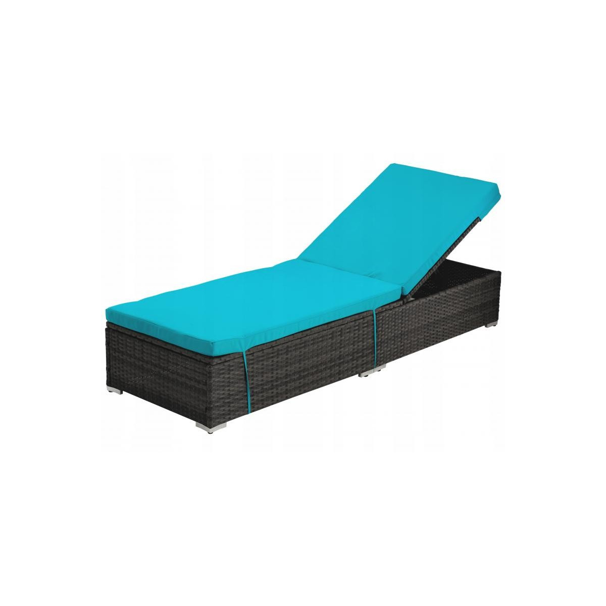 Leagăne din ratan de calitate pentru grădină, de culoare albastră