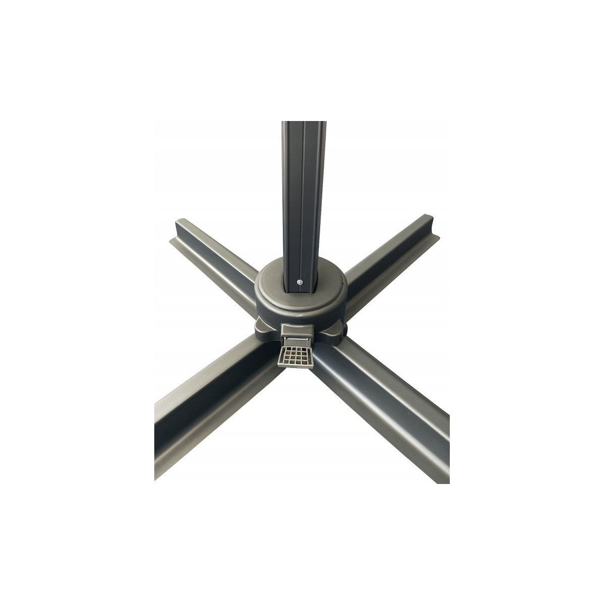 Umbrelă de grădină din aluminiu ROMA 300 cm cu braț lateral, bej