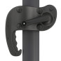 Umbrelă de grădină din aluminiu ROMA 300 cm cu braț lateral, bej