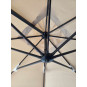 Umbrelă de grădină din aluminiu ROMA 300 cm cu braț lateral, bej