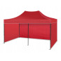 Cort de tip pavillon profesional S5 3x6 m roșu – extra rezistent, 49 kg