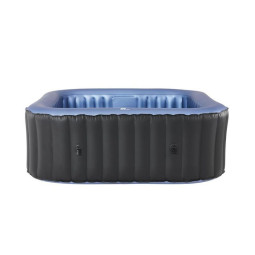 MSPA Tekapo Comfort – cadă cu hidromasaj gonflabilă pătrată pentru 6 persoane cu dezinfectare UVC 185 × 185 cm