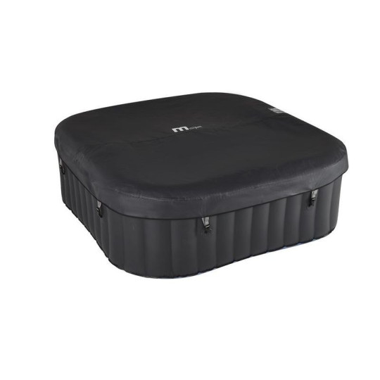 MSPA Tekapo Comfort – cadă cu hidromasaj gonflabilă pătrată pentru 6 persoane cu dezinfectare UVC 185 × 185 cm