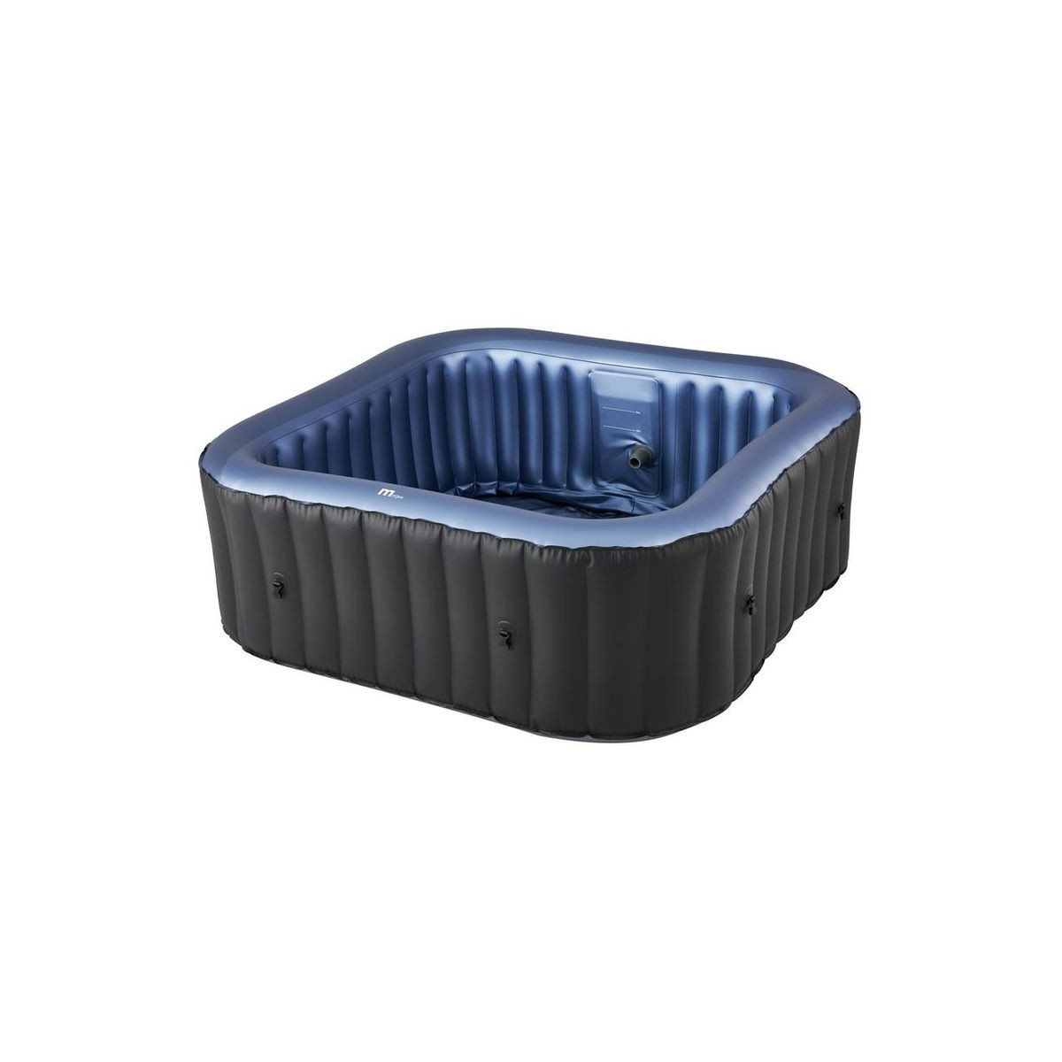MSPA Tekapo Comfort – cadă cu hidromasaj gonflabilă pătrată pentru 6 persoane cu dezinfectare UVC 185 × 185 cm