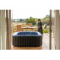 MSPA Tekapo Comfort – cadă cu hidromasaj gonflabilă pătrată pentru 6 persoane cu dezinfectare UVC 185 × 185 cm