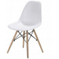 Scaun de interior de culoare albă 45x43x85 cm