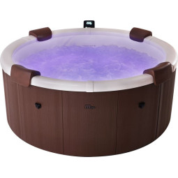 Cada cu hidromasaj de lux cu cadru pentru 6 persoane - MSPA Frame Rova Premium LED