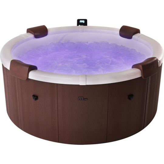 Cada cu hidromasaj de lux cu cadru pentru 6 persoane - MSPA Frame Rova Premium LED