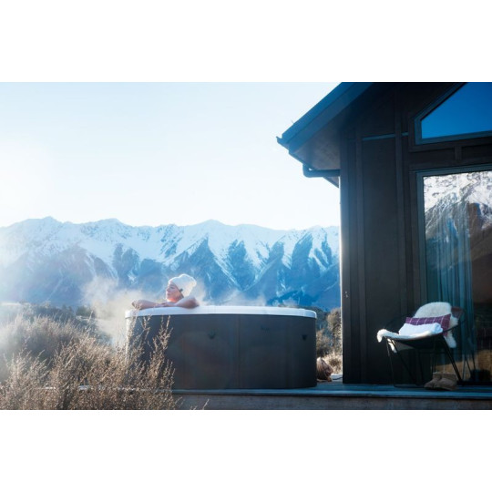 Cada cu hidromasaj de lux cu cadru pentru 6 persoane - MSPA Frame Rova Premium LED
