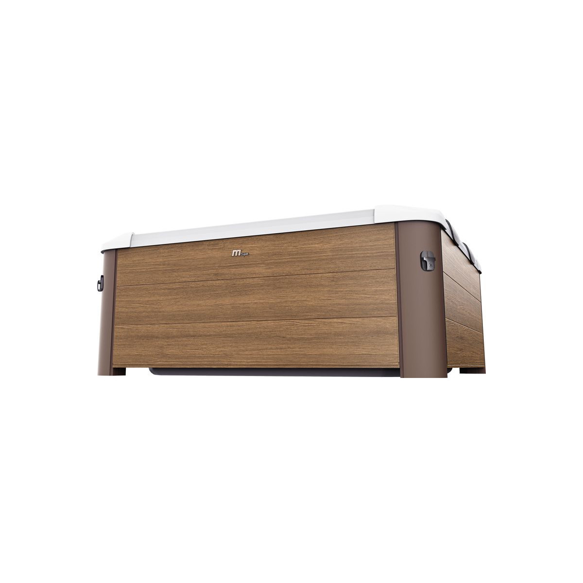 Cadă de hidromasaj de lux cu WiFi și iluminare LED pentru 6 persoane - MSPA Frame Amber Aero Plus