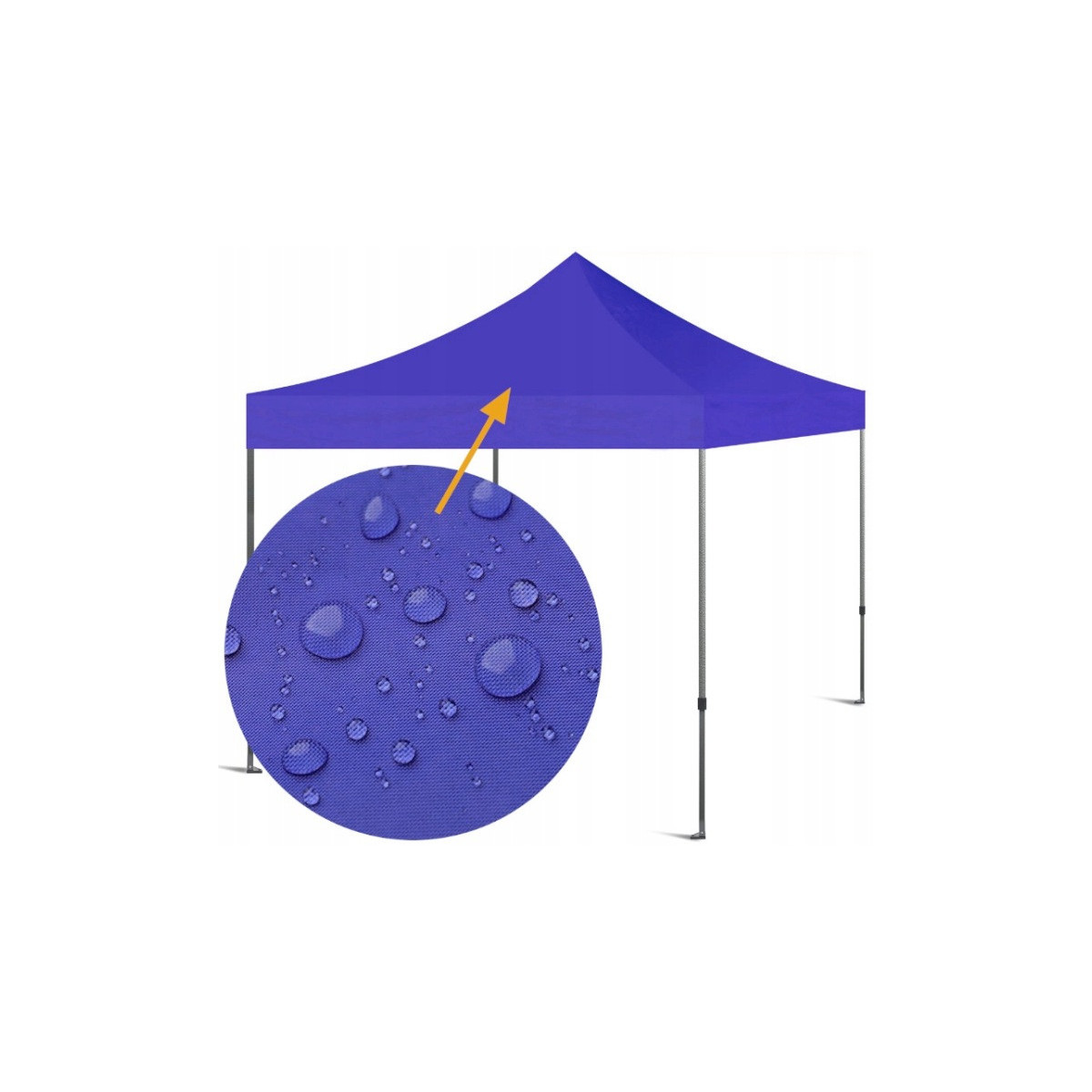 Cort profesional de grădină 2x3, de culoare albastră - S5