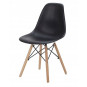 Scaun de bucătărie de culoare neagră 45x43x85 cm