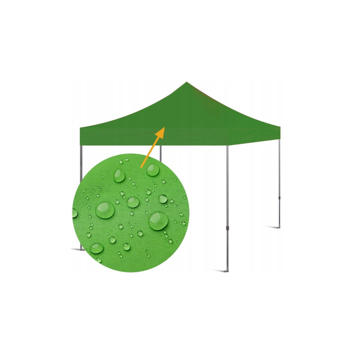 Cort pliabil de grădină verde - 2x3 - S5