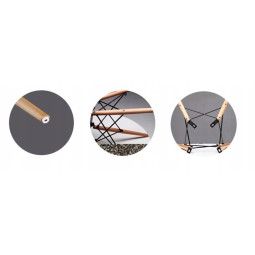 Scaun scandinav gri închis