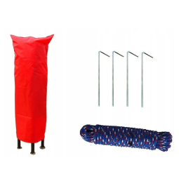 Cort mare de petrecere, dimensiuni 3x6, culoare neagră, 47 kg