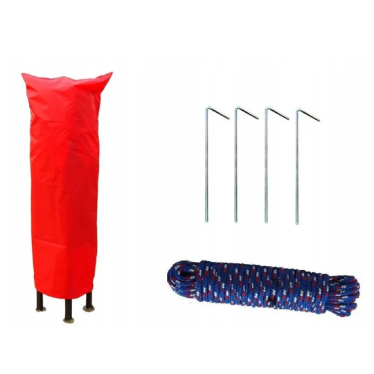 Cort mare de petrecere, dimensiuni 3x6, culoare neagră, 47 kg