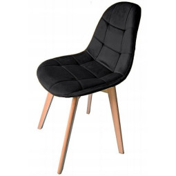 Scaun scandinav de calitate, de culoare neagră