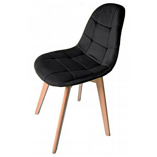 Scaun scandinav de calitate, de culoare neagră
