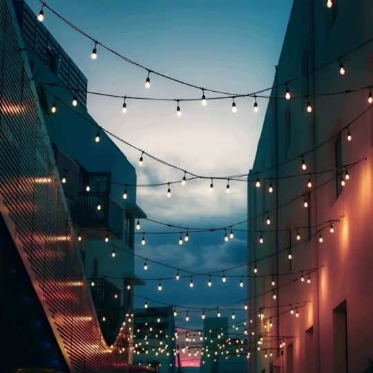 Ghirlandă luminoasă de grădină – 20× bec LED E27, 20 m