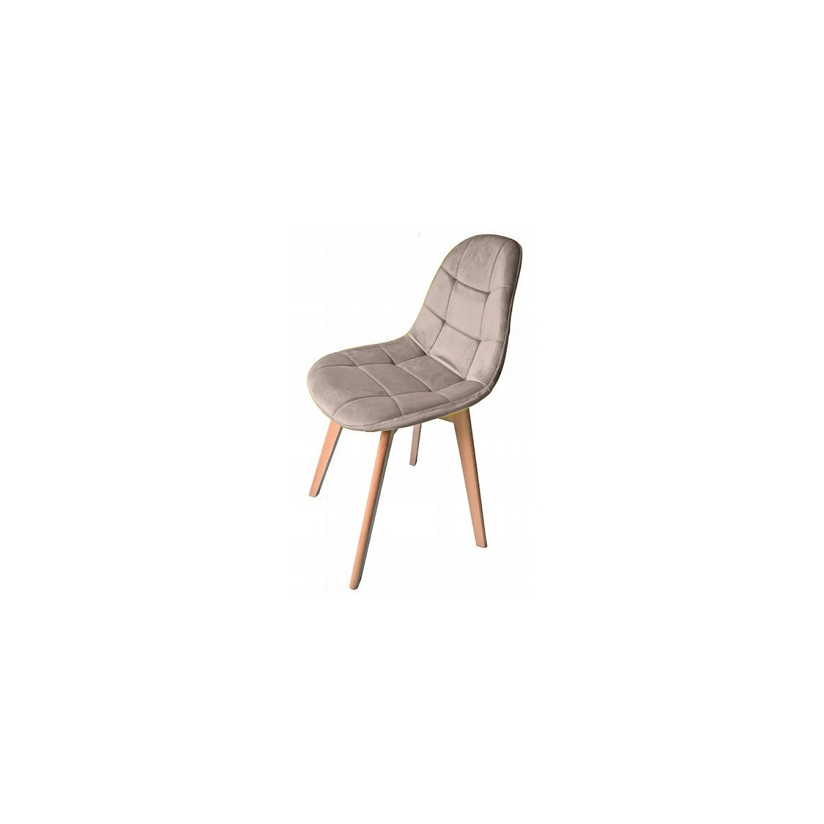 Scaun modern bej în stil scandinav