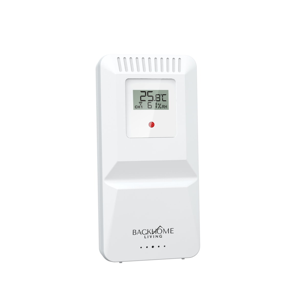 Stație meteorologică digitală RCC cu senzor extern – neagră